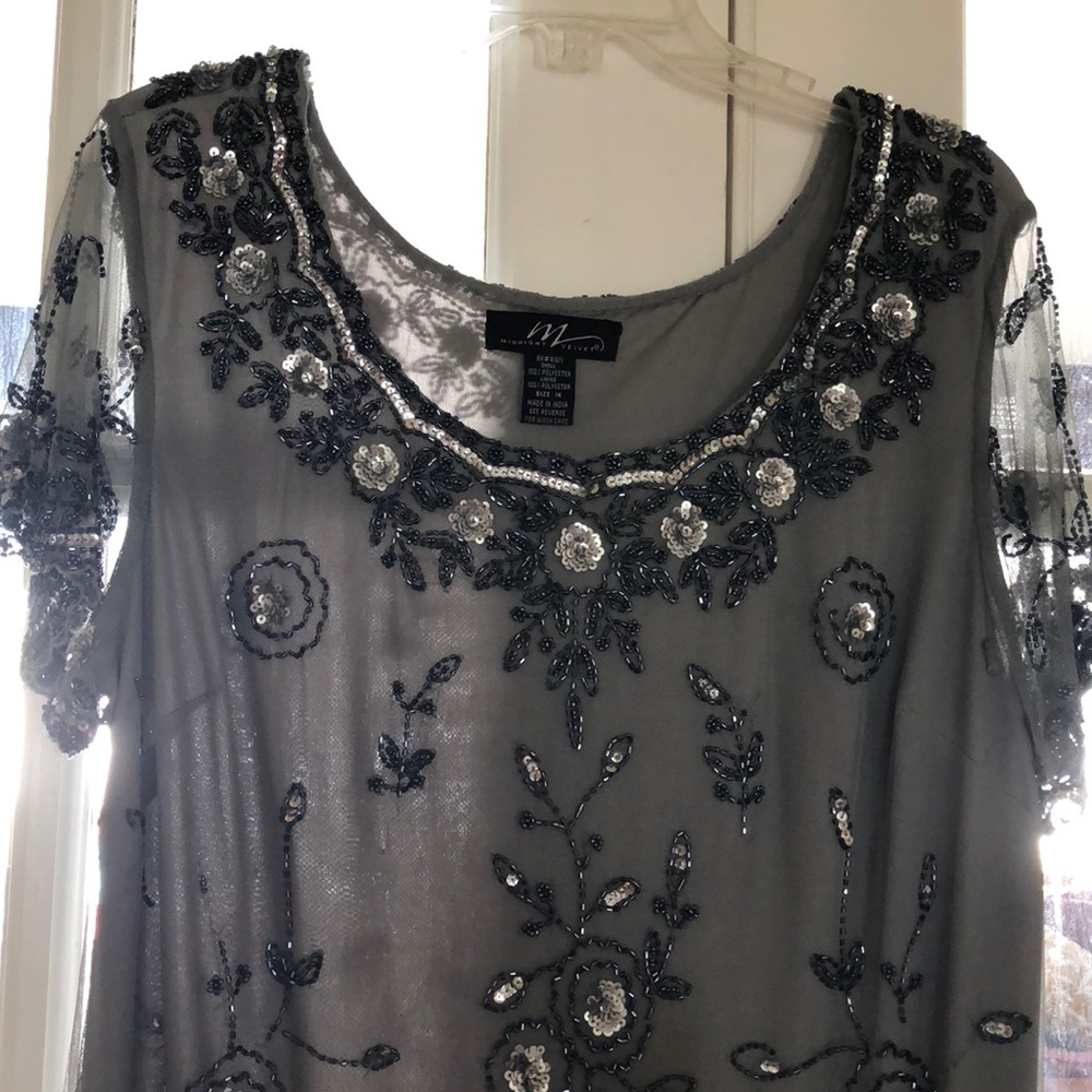 Midnight Velvet king mother of the bride dress